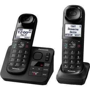 PANASONIC KX-TGL432B Dect_6.0 2-Handset Landline Telephone, Black