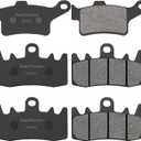 Road Passion Front and Rear Brake Pads Replacement for CAN-AM RT S LTD 3 cyl eng/6 speed/Special Series/calipers 2013-2021/ Spyder F3 S LTD SE6/SM6 Special Series Daytona 500 2015-2021(3 pairs)