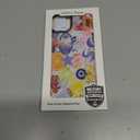 ChiCsFleur for iPhone 12 Pro Max Case, TPU Phone case with Camera Protection for Women Girls Teens - Collage Postage Stamp Fruit Y2K Evil Eye Papaya Bow Pink Blue Sorority Aesthetic Unique