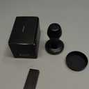 Normcore 58.5mm Coffee Tamper V4 - Spring-loaded Tamper with 15lb / 25lb / 30lbs Replacement Springs - Anodized Aluminum Handle and Stand - Stainless Steel Flat Base