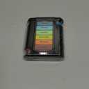 Weekly Pill Organizer, 1 Dispenser, 7 Stackable Compartments Four Times-a-Day - Morning, Noon, Evening, and Bedtime, Black