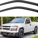 Window Visors Rain Guards for 2004-2012 Chevy Colorado/GMC Canyon Regular Cab, Out-Channel Window Vent Wind Deflectors Visors Shades for 04-12 Colorado/Canyon Standard Cab