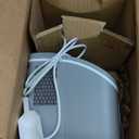 Countertop Ice Cube Maker Machine with External Water Tank,16Pcs/5Mins,34Lbs/Day,2 Ways to Add Water, Portable Compact Small Ice Maker with Self-Cleaning, Perfect for Home/Kitchen/Camping/RV