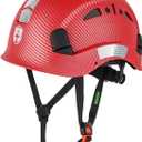 GREEN DEVIL Safety Helmet Hard Hat Adjustable Lightweight Vented ABS Work Helmet 6-Point Suspension ANSI Z89.1 Approved Ideal for Industrial & Construction