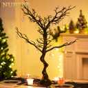 NUPTIO Halloween Artificial Tree Branch: 30"/76cm Tall Branch Manzanita Christmas Decoration Centerpiece Wedding Centerpieces for Tables Black Tree Branches Ornament (1 Pc)