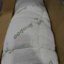 Ultra Soft King Size Mattress Topper - Viscose Made from Bamboo Pillow Top Mattress Pad for Back Pain Relief - Naturally Cooling for Hot Sleepers, Green