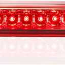 Tresound 3rd Brake Light for 1999-2007 Chevrolet Silverado/GMC Sierra 1500 2500HD 3500 Third Cargo Lamp High Mount Stop Light (Red Lens)