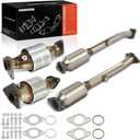 A-Premium Front and Rear 4-PC Catalytic Converter Kit Direct-Fit Compatible with Nissan Frontier 2005-2019, Pathfinder 2005-2012, NV1500, NV2500, NV3500, Xterra & Suzuki Equator, 4.0L, EPA Compliant