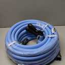 Kotto Expandable Garden Hose Outside with 10 Spray Nozzles, Anti-Rust, Leak-Proof, Blue, 150 ft