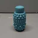 PIFFZEDO Dog Toys for Aggressive Chewers,Interactive Natural Rubber Chew & Squeaky Toy for Large Medium Breed,Dog Toothbrush,Tough & Durable (Azure,Large) (Large(45-80 lbs))