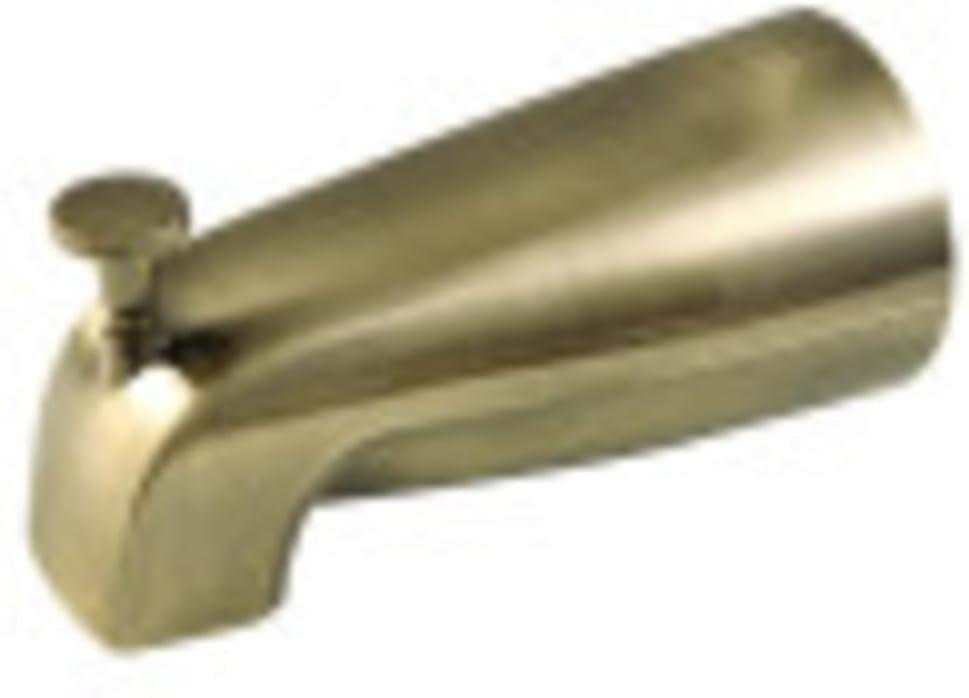 Kingston Brass K189A3 5-1/4 Inch Zinc Tub Spout with Diverter, Antique Brass
