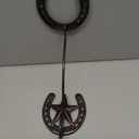 Cowboy Hat Organizer Rack for Wall 4 Pack Metal Cowboy Hat Holder Wall Mounted Iron Western Wall Decor Horseshoe Hat Hanger for Storage and Display at Closet Bedroom Living Room