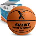YGA Silent Basketball Official Size 7 (29.5"): Upgraded 95% Bounce - Ultra Quiet Airless Basketball for Dribbling Indoor - Soft Foam Basketball with Realistic Grip and Deep Grooves for All Ages, Gift Box, Ready to Play