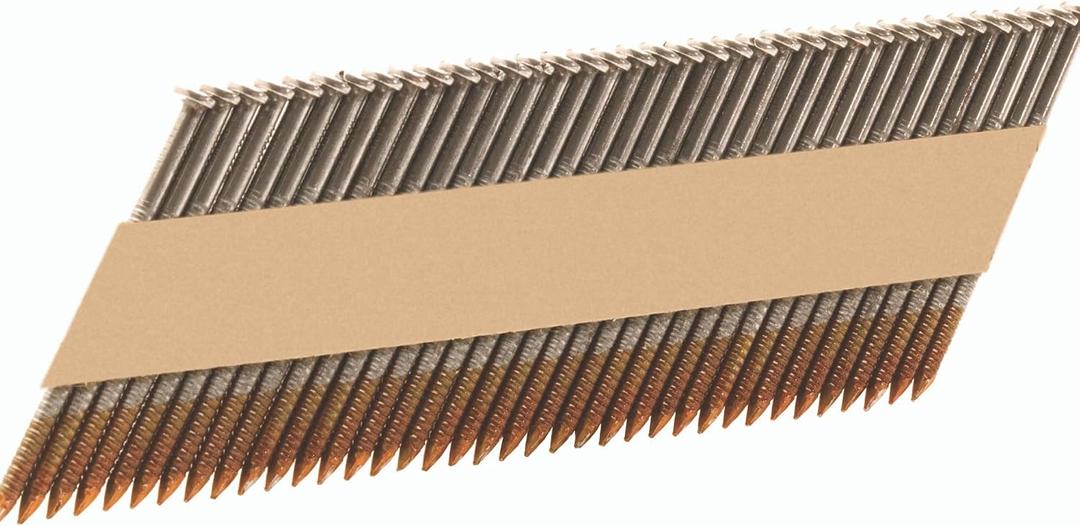 Metabo HPT Framing Nails | 3-in x 0.131-in | 30 Degree | Clipped Head | Bright | Smooth | Collated | 2500-Per Box | 15109HPT, No Size