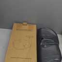 Car Seat Cushion for Pregnant Drivers and Passengers, NHTSA Recommended Prevent The Abdomen from Stress with Strap Adjuster, Memory Foam Seat Cushion for Tailbone Pain Relief, Sciatica & Back Support (Black)