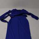 Elegant Peplum Dresses for Women Business Knee Length Vintage Bodycon Dresses (Small, Light/Royal Blue)