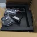 Hovadova Computer Tower Stand with Charge Station and USB Charging Port - Height Adjustable PC Tower Stand, Under Desk CPU Holder Cart with Locking Caster Wheels for Fits Most PC