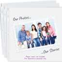 Dunwell Scrapbook Refill Pages 12x12 - (50 Pack) Super Heavyweight, Fits 3-Ring Scrapbooking Binders, Standard 12 x 12 Photo Album Pages, Sheet Protectors, Paper Inserts Not Included