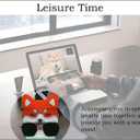 TXW Multipurpose Holder Stand adapted for Eyeglass & mobile Phone & Pencil ,Akita dog Glasses Holder Stands for Home Office Desk Decor Accessories,Funny Decorative Gifts (Yellow)