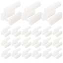 Angoily 100Pcs Baby Safety Plug Covers 3-Prong Electrical Outlet Protection Caps Plastic Socket Covers Child Proofing for Home Office Garage 0.98X0.78X0.59In
