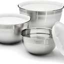 Cuisinart Mixing Bowl Set, Stainless Steel, 3-Piece, CTG-00-SMB