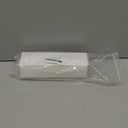 1pc 8 Inch Door Stops, Self Adhesive Long Door Stopper, Stainless Steel Sound Dampening Door Stop, Wall Mount Screw Doorstop with Rubber Bumper (Silver)