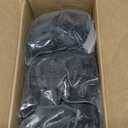 Glass Clamp4PCS Adjustable Glass Shelf Bracket, 1/3 "-1/2 " 304 Stainless Steel Glass Clamps, Glass Clamp Bracket is Suitable for Railing, Stairs, Glass Wall, All Kinds of Glass (Black-20pcs)