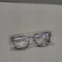 livho Oversized Eyewear Frame for Woman and Men - Rectangle Fashion Glasses for Computer, Chic Preppy Frame (*Coco Tortoise)