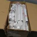 Room Divider for Room Separation,4-10ft(H) 28-140inch(W) Adjustable Temporary Privacy Wall Divider, Tension Curtain Rods No Drilling, Heavy Duty Partition Space Separator Freestanding,White