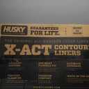 Husky Liners X-act Contour Floor Mats | Fits 2014-2019 Toyota Highlander | Front Row, 2-pc Black - 52311