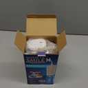 Ontel Miracle Smile Water Flosser for Teeth & Gum Health, Unique H-Shaped Flossing Head&4 Water Jets, Cordless Water Flosser Features 360 Cleaning&3 Pressure Modes, USB Rechargeable Dental Floss, White