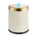 Pukomc Bathroom Trash Can with Lid3.5 Gallon Motion Sensor Waterproof Touchless Garbage Can, Smart Plastic Trash Bins Suitable for Kitchen, Bathroom, Bedroom, Living Room, Office Beige