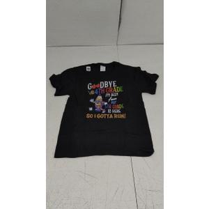 Port Company T-Shirt Boy's Black Large