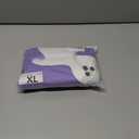 Spooky Bat Luggage Cover 18-32 Inch - Purple Background Ghost & Bats Suitcase Protector, Reusable for Halloween Travel