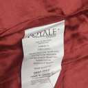 Royale Linens 300 Thread Count 100% Long Staple Combed Cotton Flat Sheet - Super Soft - Top Sheets - Full Flat Sheet Sold Separately - Breathable, Cool & Crisp Percale Sheets Only (Twin XL, Red)