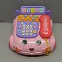 Baby Phone Toy,Baby Toy Phone Cartoon Baby Piano Music Light Toy Children Pretend Phone, Kids Cell Phone Girl with Light Parent-Child Interactive Toy Gift Game Boy Girl Early Education Gift Pink 18M+