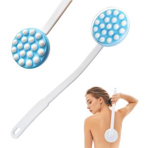 JJHREI Lotion Applicator for Back - Back Lotion Applicator for Women Men Elderly - Curved Long Handle Easy Reach Self Apply Body Cream, Sunscreen, Moisturizer