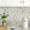 NuWallpaper Mirei Peel and Stick Wallpaper, Grey, Removable Wallpaper, Renter-Friendly, 20.5 in x 18 ft