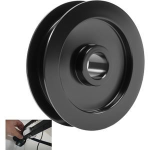 1 Pc 144C54 Metal Idler Pulley, K144C0054M Belt Drive Square Rail, For Garage Door Openers, Fits All LiftMaster Chamberlain Craftsman Belt Drive Square Rail Garage Door, 1/2 inch I.D., 2-1/2 inch O.D.