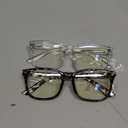 livho High Tech Blue Light Glasses - Advanced Blue Light Blocking Computer Glasses - Screen Fatigue & UV Protection (*B5 Leopard+clear)