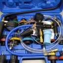 Coolant Pressure Tester Kit, 31PCS Master Coolant Vacuum Refill Kit with 23 Radiator Adapters for Automotive Cooling System Vacuum Leak Tester & Radiator Pressure Tester Kit with Refill Tool