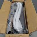 STORAGE MANIAC 3-Section Laundry Sorter with Foldable Ironing Board, Heavy-Duty Rolling Laundry Cart with and Removable Bags, Triple Laundry Hamper with Wheels, Dark Grey