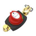 2 x Car Battery Disconnect Switch 12v Heavy Duty,Battery Cut Off Switch Negative On/Off 12-48V Top Post,Battery Kill Switch for Car, Vehicles, RVs, Campers, Trucks and Boats