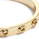 Coach Pegged C Logo Hinged Bangle Bracelet