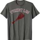 Turkey Leg T Shirt Distressed Vintage Look T-Shirt 2XL