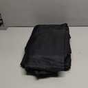 2 Pack Fitted Tablecloth for 6 Foot Rectangle Tables 72 x 30 Inch Black Table Covers Water Resistant Polyester Table Cloth for Wedding, Parties,Display, Trade Show (Black)