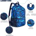 Lands' End Unisex Kids Medium ClassMate Lightweight Durable Elementary School Backpack, Limoges