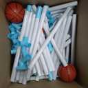 2-Player Arcade Basketball Game Set,Upgraded Indoor Hoop with LED Light Electronic Scoreboard 4 Balls,Carnival Games Sports Toys Kids 3-12 for Home Party Backyard Outdoor Boys Girls Toddlers Gifts (Orange)