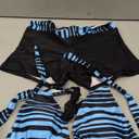 Century Star Women Two Piece Swimsuit Athletic Bathing Suits for Women Ruffled Tummy Control High Waisted Swimsuits, M.