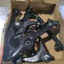 SCITOO 12pcs Suspension Kit For 2014-2018 For Chevy Silverado 1500 2015-2020 Tahoe Suburban 2019 Silverado 1500 LD w/Suspension Parts Upper Lower Control Arm Sway Bar Tie Rod End w/Boots